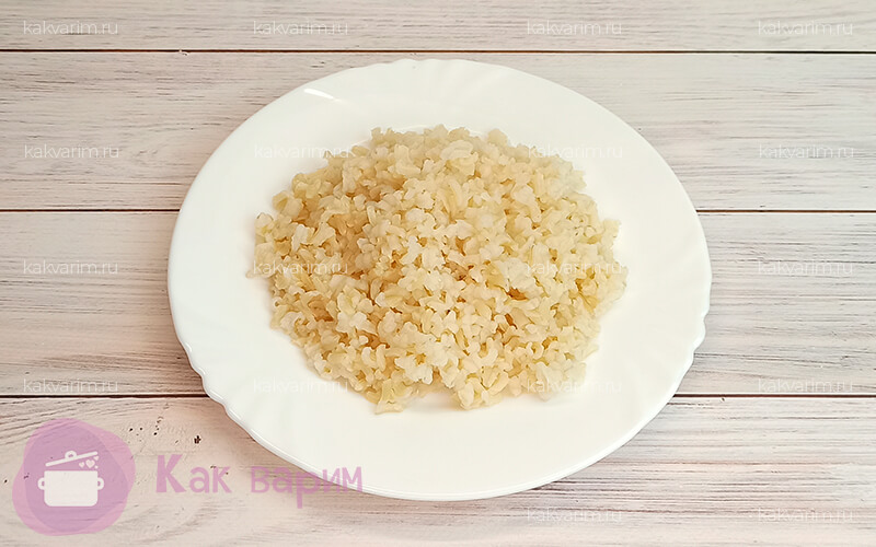 Фото 7 как варить бурый рис