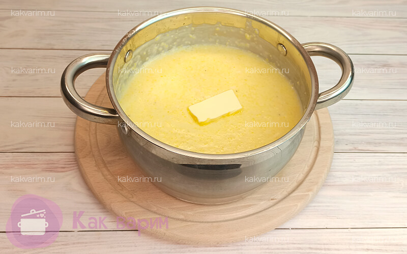 Foto 8: jak vařit kukuřičnou kaši