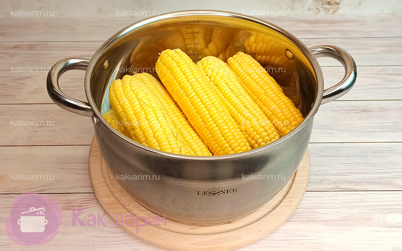 Фото 2 как варить кукурузу