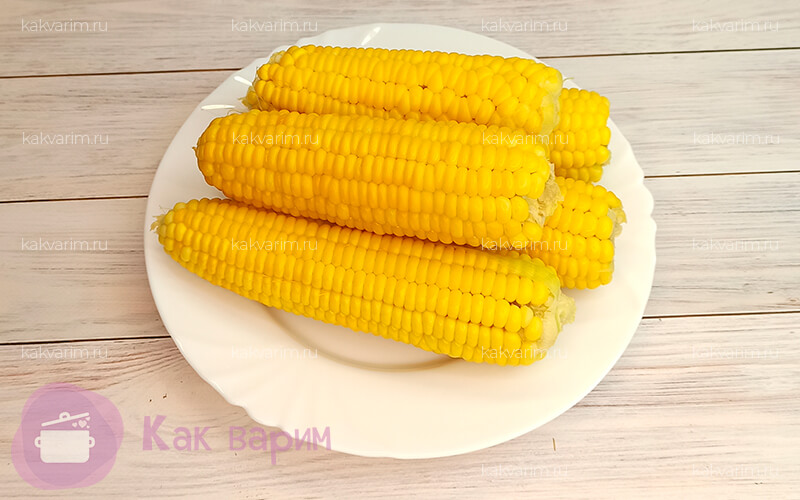 Фото 5 как варить кукурузу