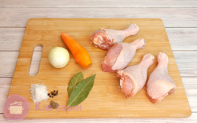 Как варить куриные голени (ножки)