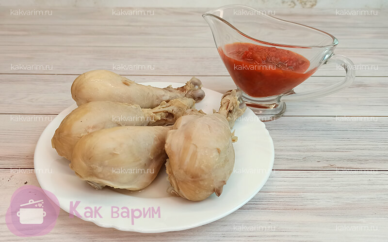 Сколько по времени варить голени. Вареная куриная ножка для прикорма.